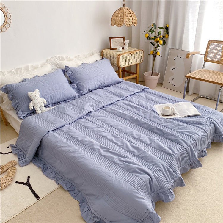 A Single Piece Of Pure Cotton Thick Bed Sheet Can Be Used As A Summer Quilt