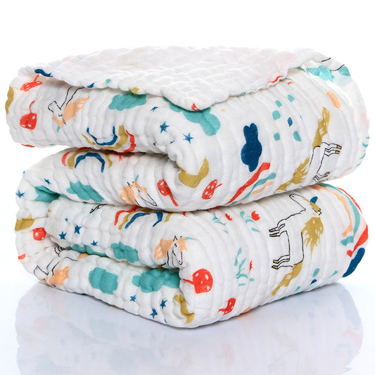 6 Six-Layer Cotton Baby And Children Bath Towel